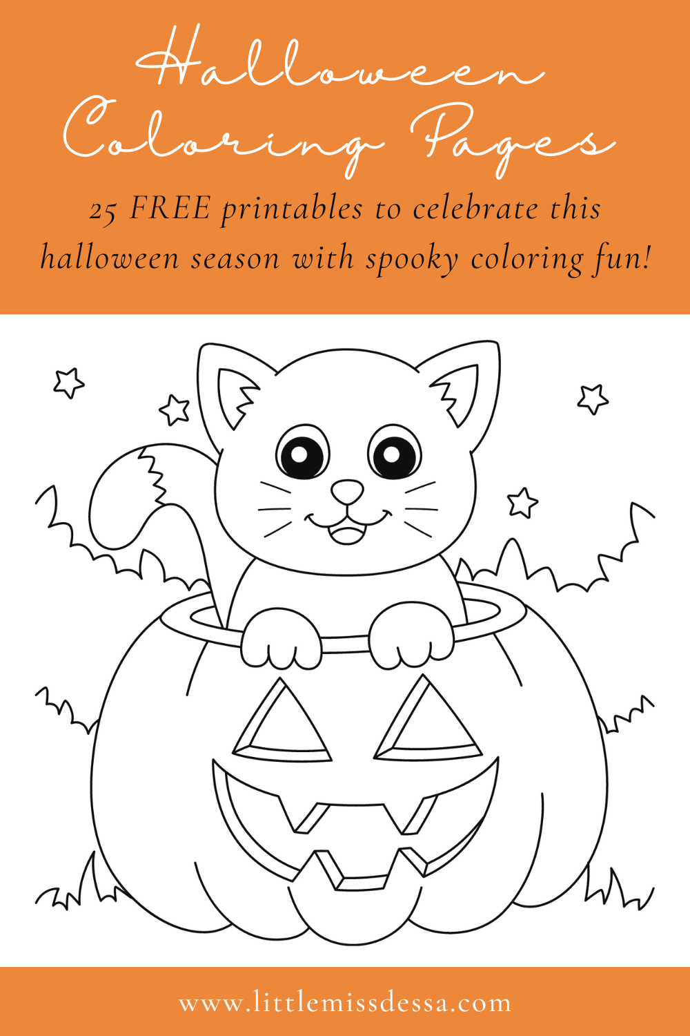 Halloween Fun: 25 Coloring Pages for your littles!