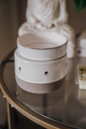 Glazed Stone 2-In-1 Deluxe Wax Melt Candle Warmer - LITTLEMISSDESSA