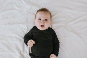 Snuggle Set | Black Rib - LITTLEMISSDESSA