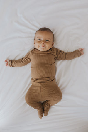 Snuggle Set | Dark Camel Rib - LITTLEMISSDESSA