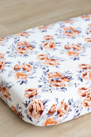 Crib Sheet | Sweet Periwinkle - LITTLEMISSDESSA