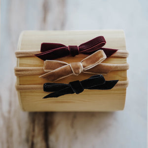 Dainty Bow Headband Set | Dahlia - LITTLEMISSDESSA