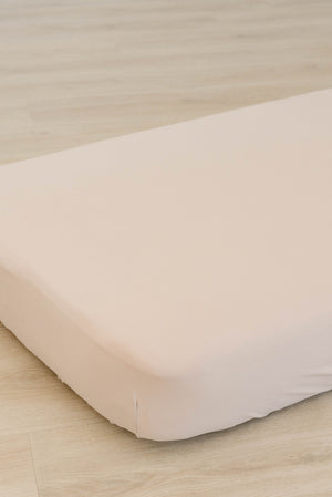 Crib Sheet | Barley Beige - LITTLEMISSDESSA