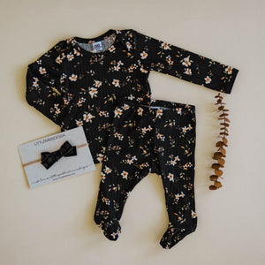 Dainty Bow Headband Set | Tangerine Dreams - LITTLEMISSDESSA