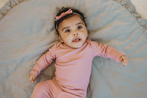 Snuggle Set | Rose Gold Rib - LITTLEMISSDESSA
