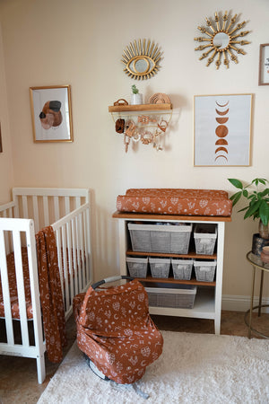 Changing Pad Cover | Rust Mojave Desert - LITTLEMISSDESSA