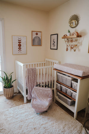 Crib Sheet | Taupe Mojave Desert - LITTLEMISSDESSA
