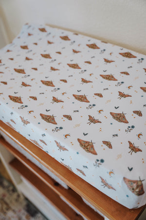 Changing Pad Cover | Cosmic Moth - LITTLEMISSDESSA