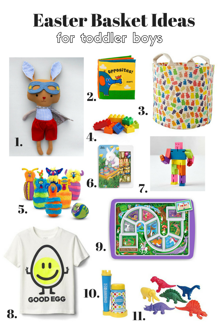 Easter Basket Ideas for Toddler Boys