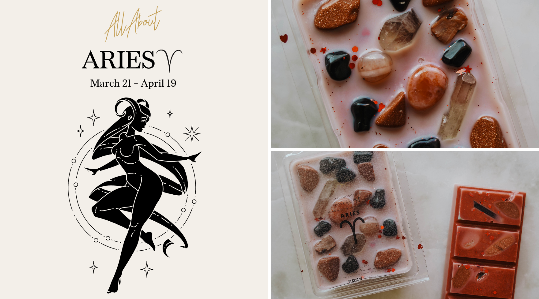 Aries | Zodiac Wax Melt Curated Specifically for Aries Placements