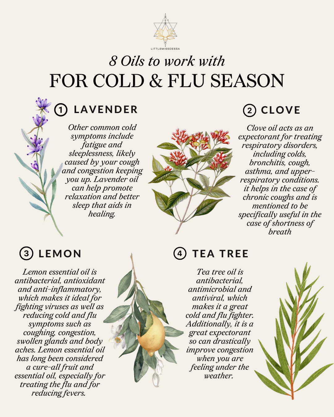 8 Essential Oils to Use for Cold & Flu Season