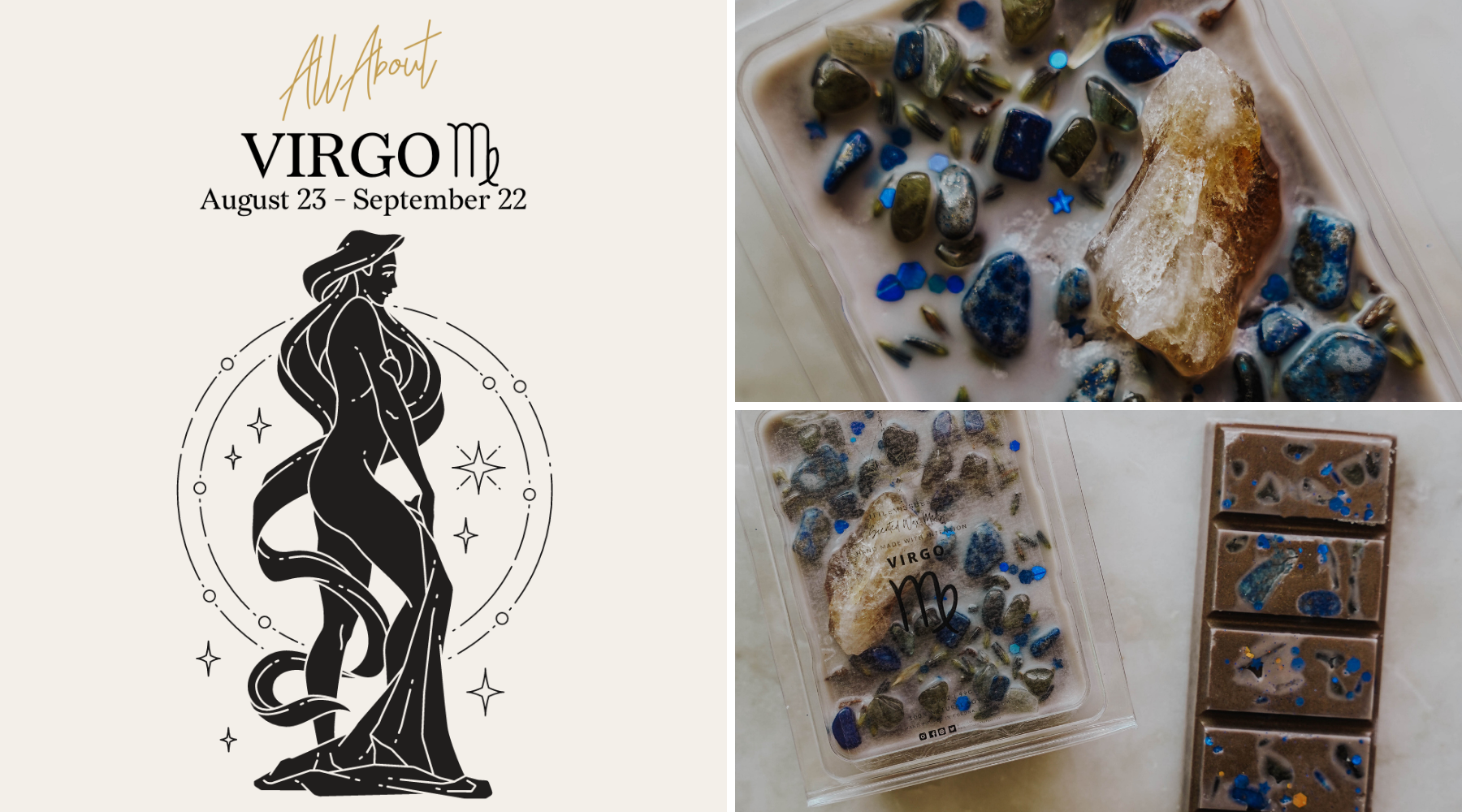 Virgo | Zodiac Wax Melt Curated Specifically for Virgo Placements
