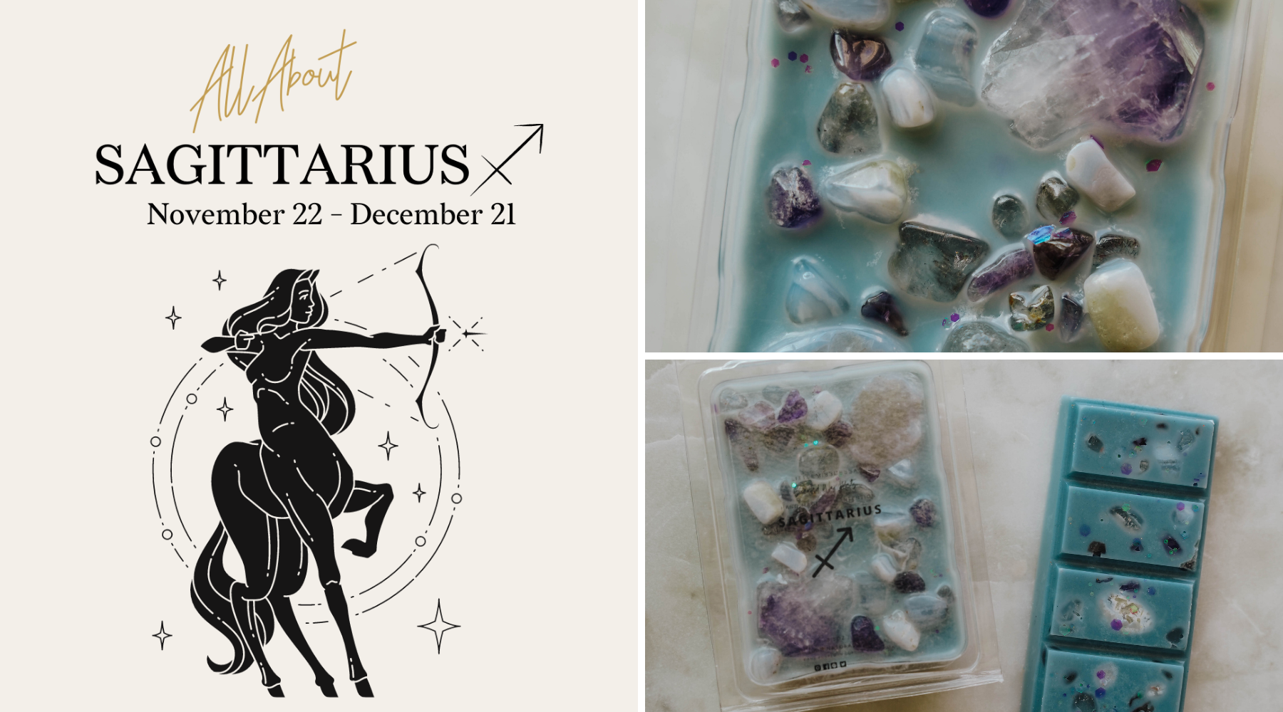 Sagittarius | Zodiac Wax Melt Curated Specifically for Sagittarius Placements