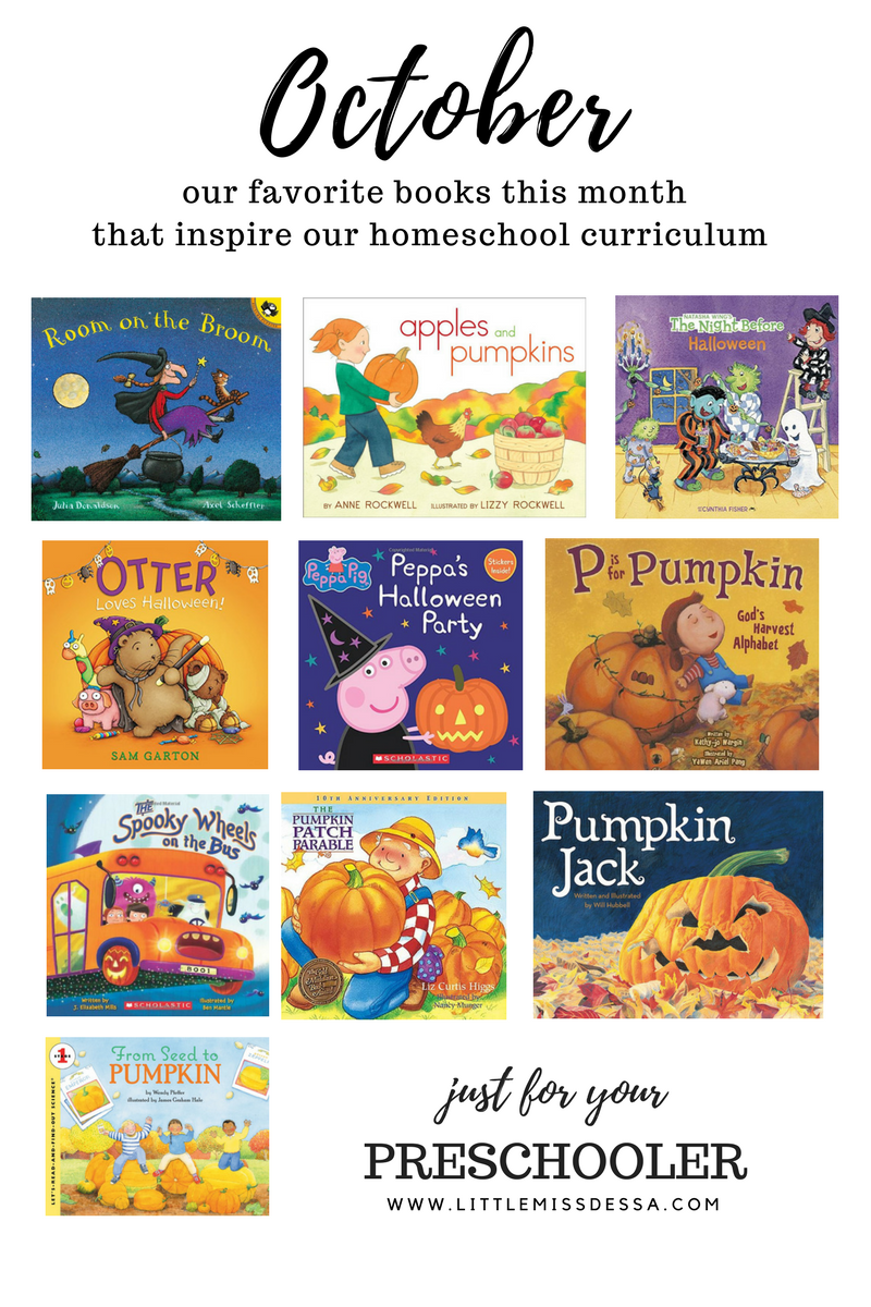 Homeschool with Liv & Grey | October - Favorite Books