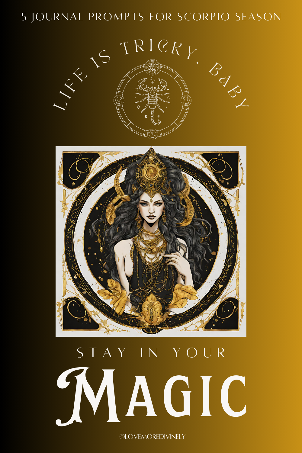 Unveiling the Depths: Embrace Scorpio Season with Transformative Journaling