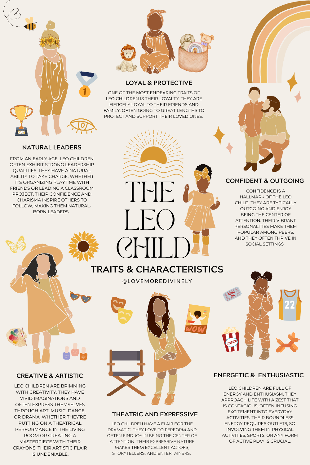 The Leo Child: Embracing Their Fiery Spirit and Leadership