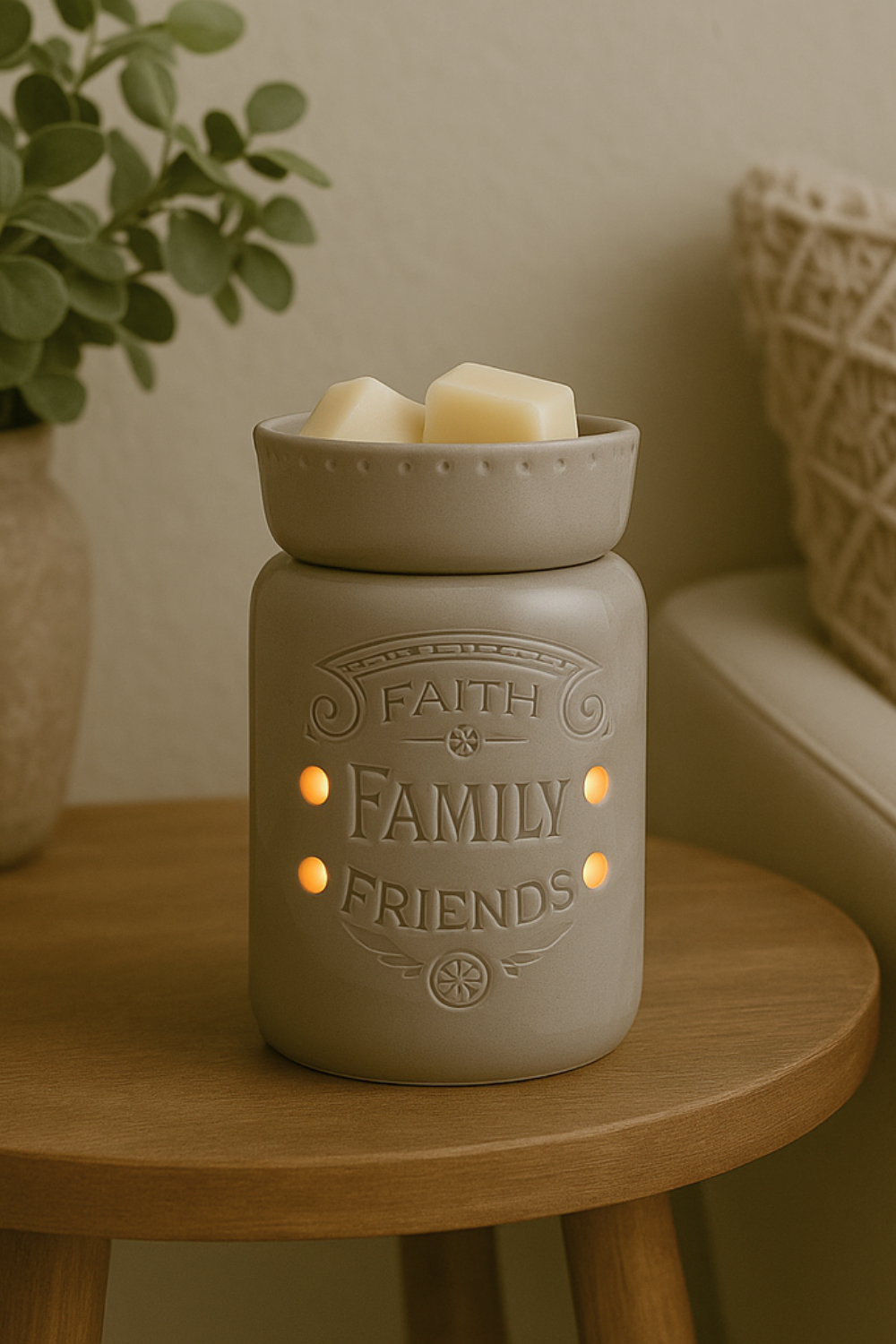 The Hearthstone Wax Melt Candle Warmer - Love More Divinely