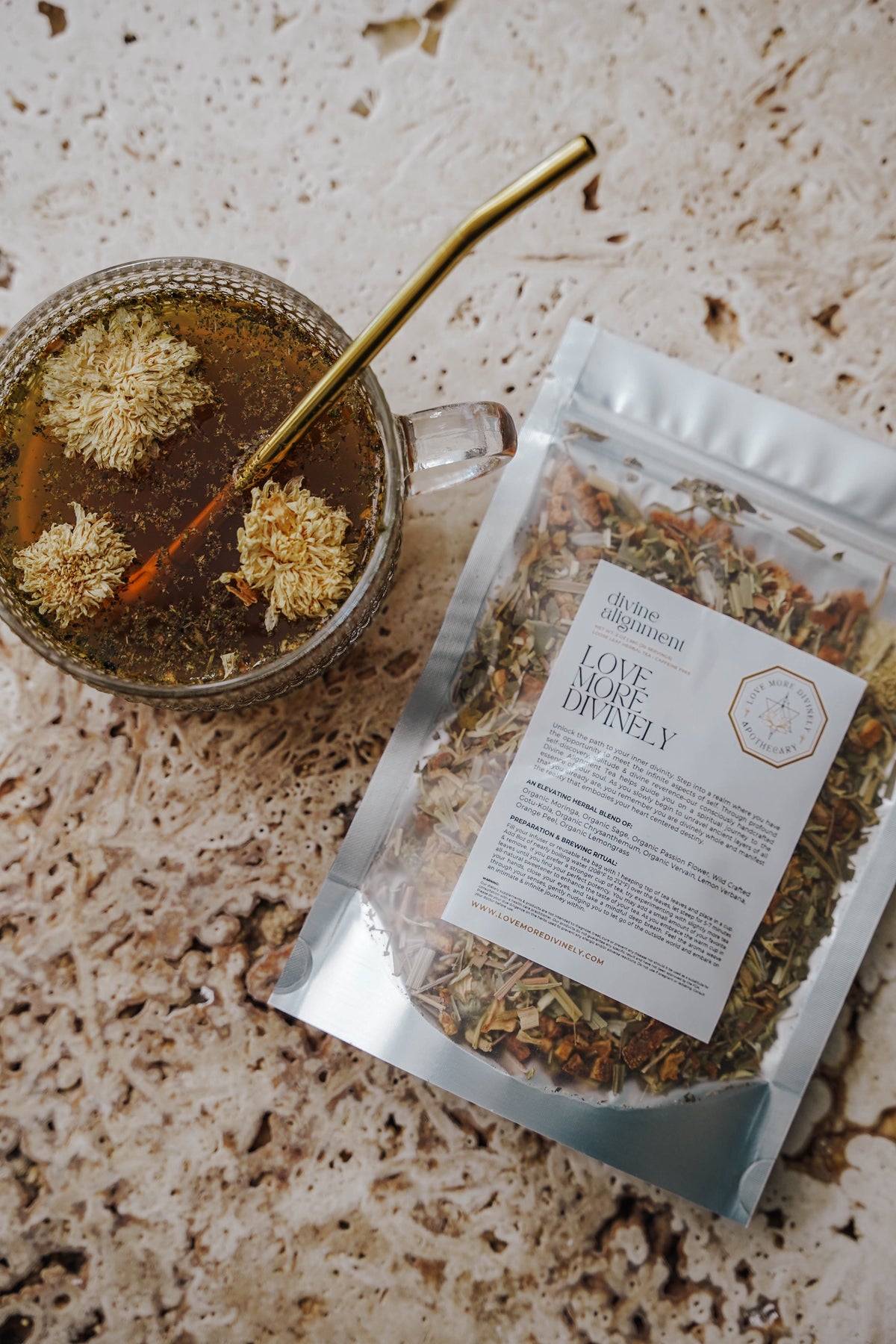 Divine Infusion Tea Straw - Love More Divinely