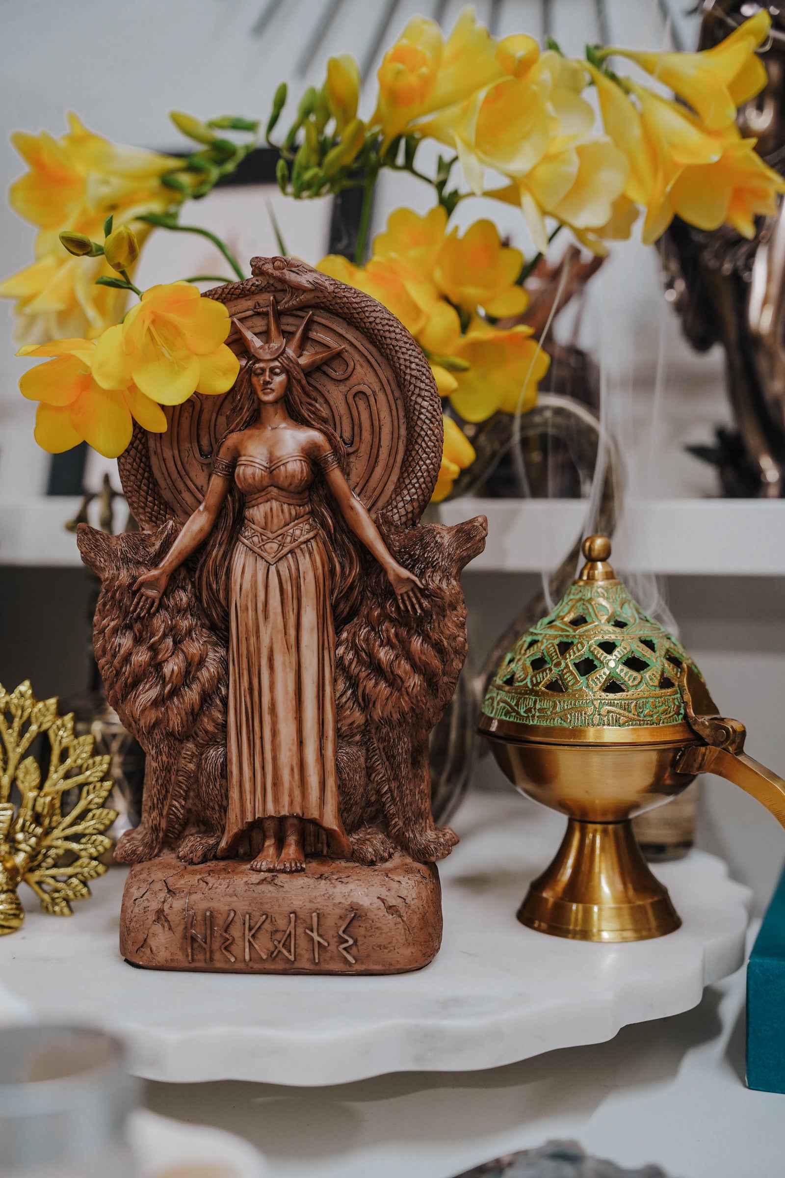 Brass Burner with Handle - LITTLEMISSDESSA