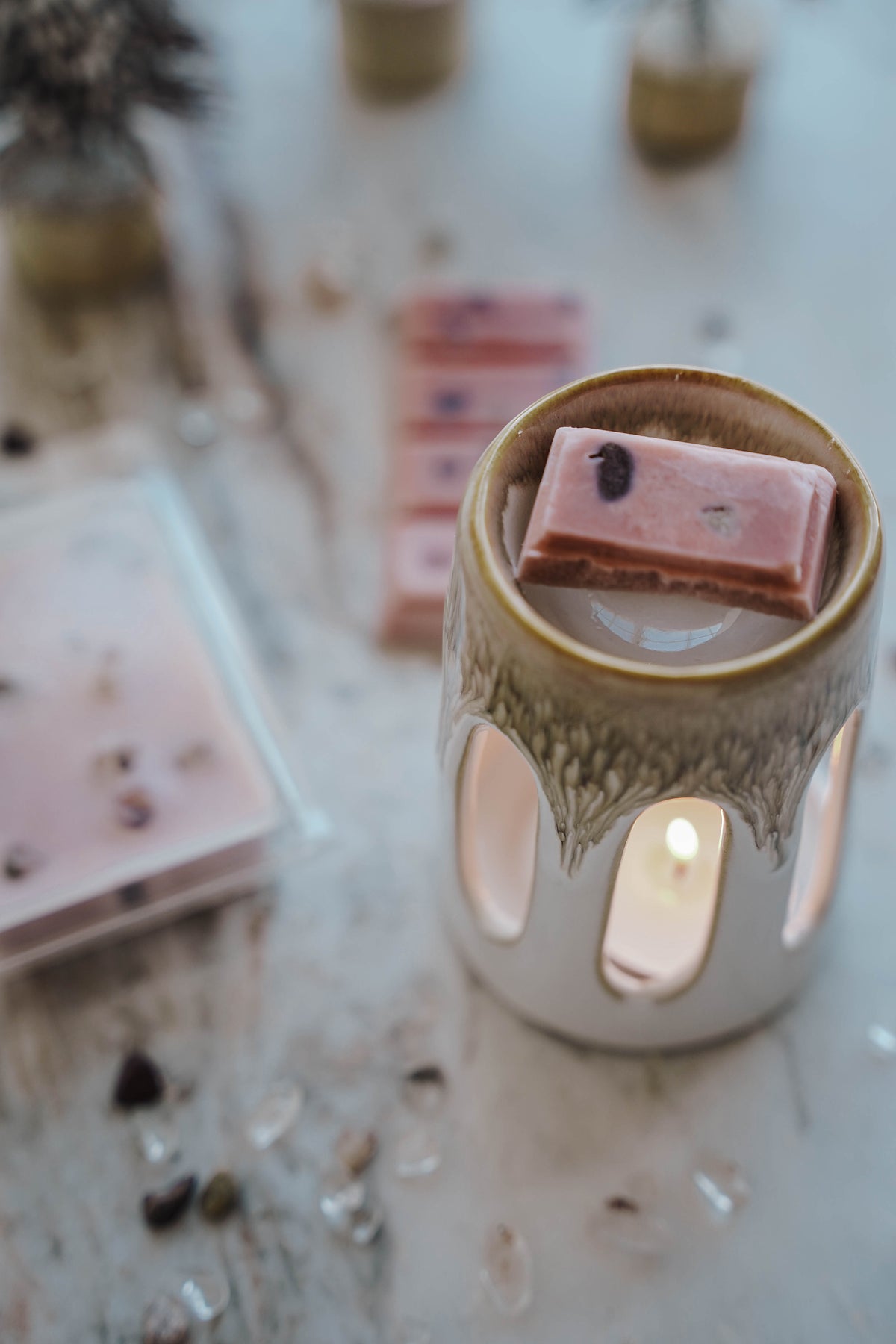 Roasted Amber Scented Candle Wax Melts - LITTLEMISSDESSA