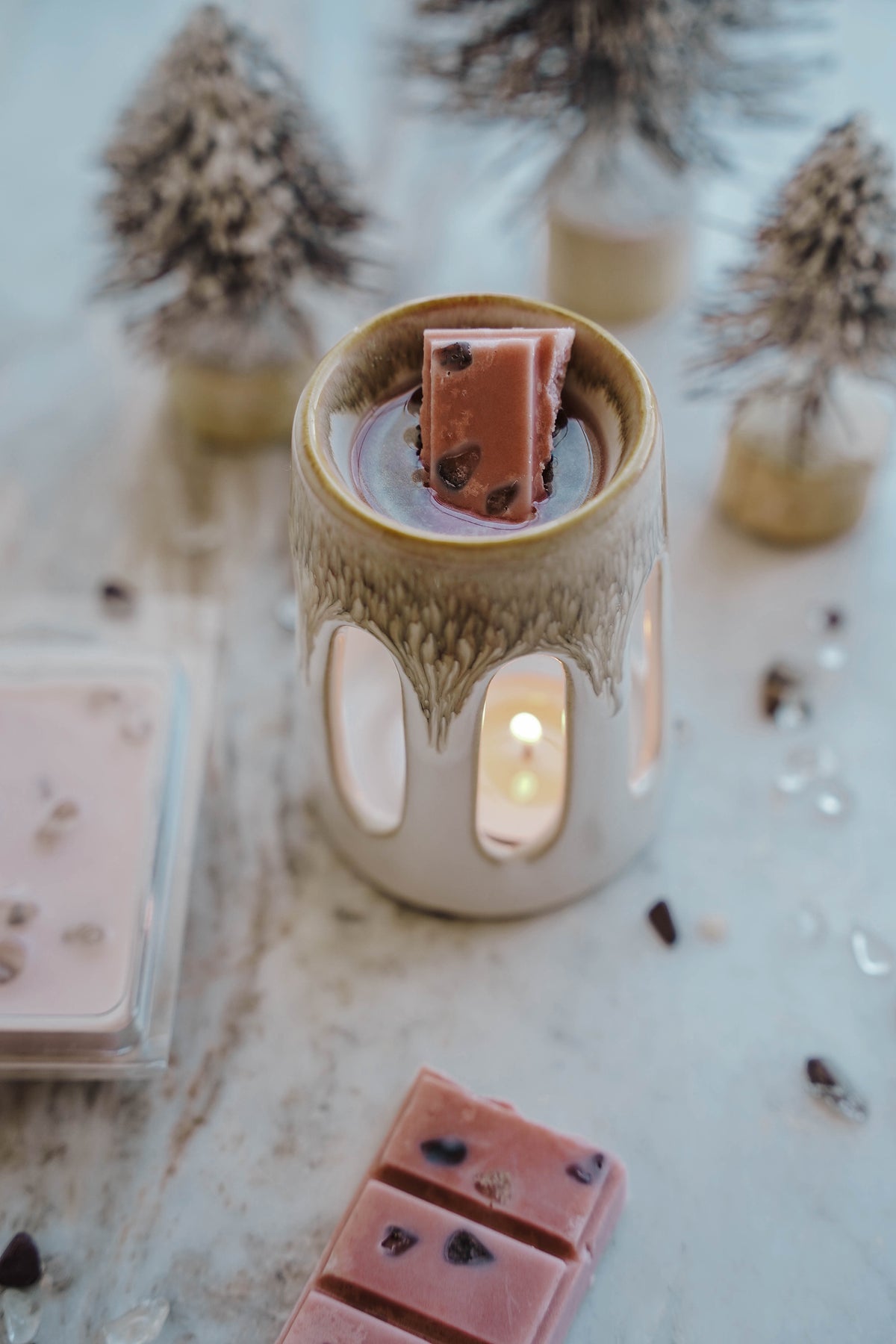 Roasted Amber Scented Candle Wax Melts - LITTLEMISSDESSA