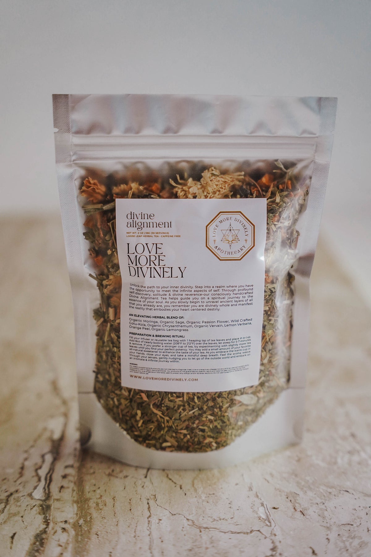 Divine Alignment Loose Leaf Herbal Tea - LITTLEMISSDESSA