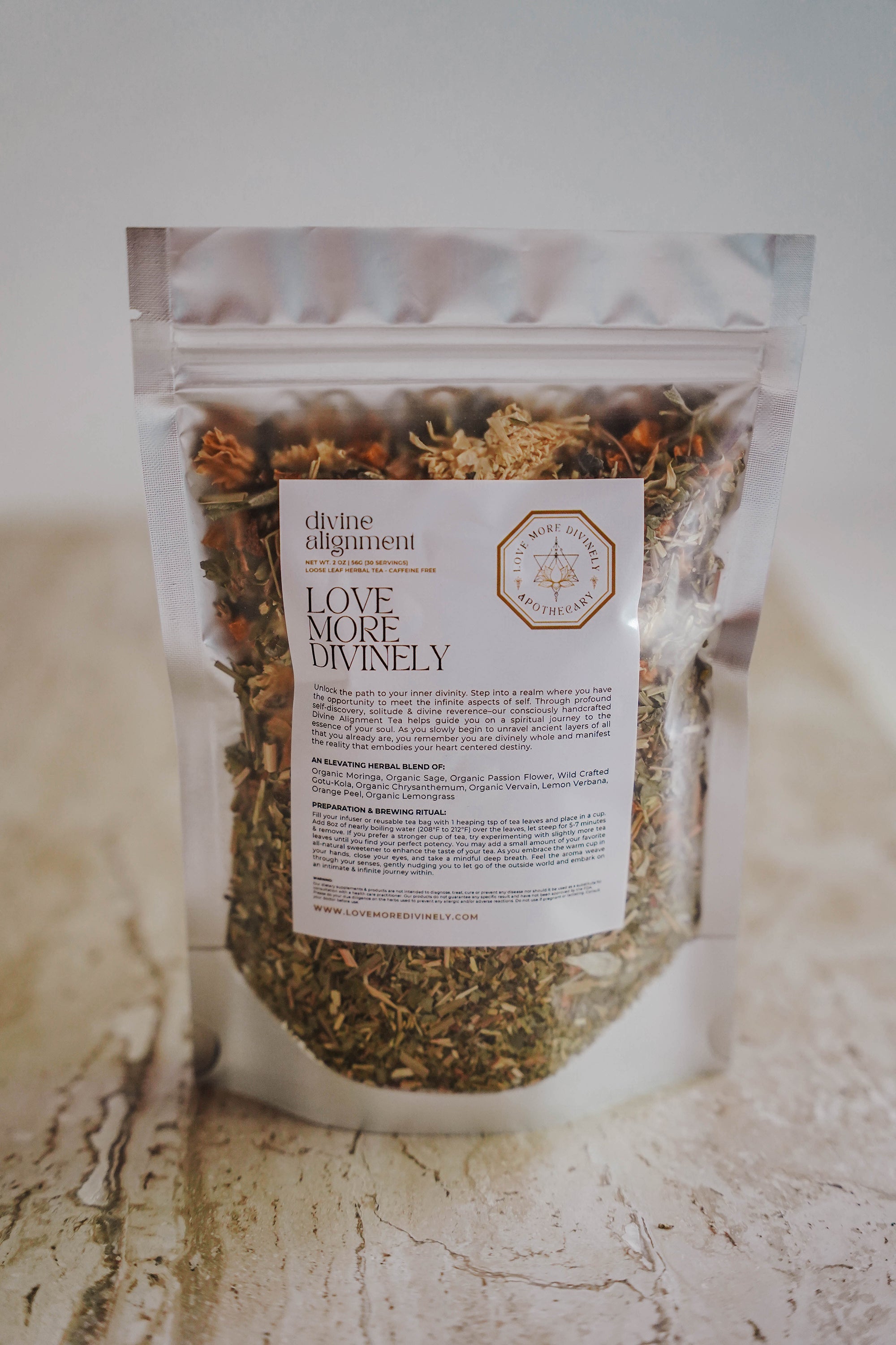 Divine Alignment Loose Leaf Herbal Tea - LITTLEMISSDESSA