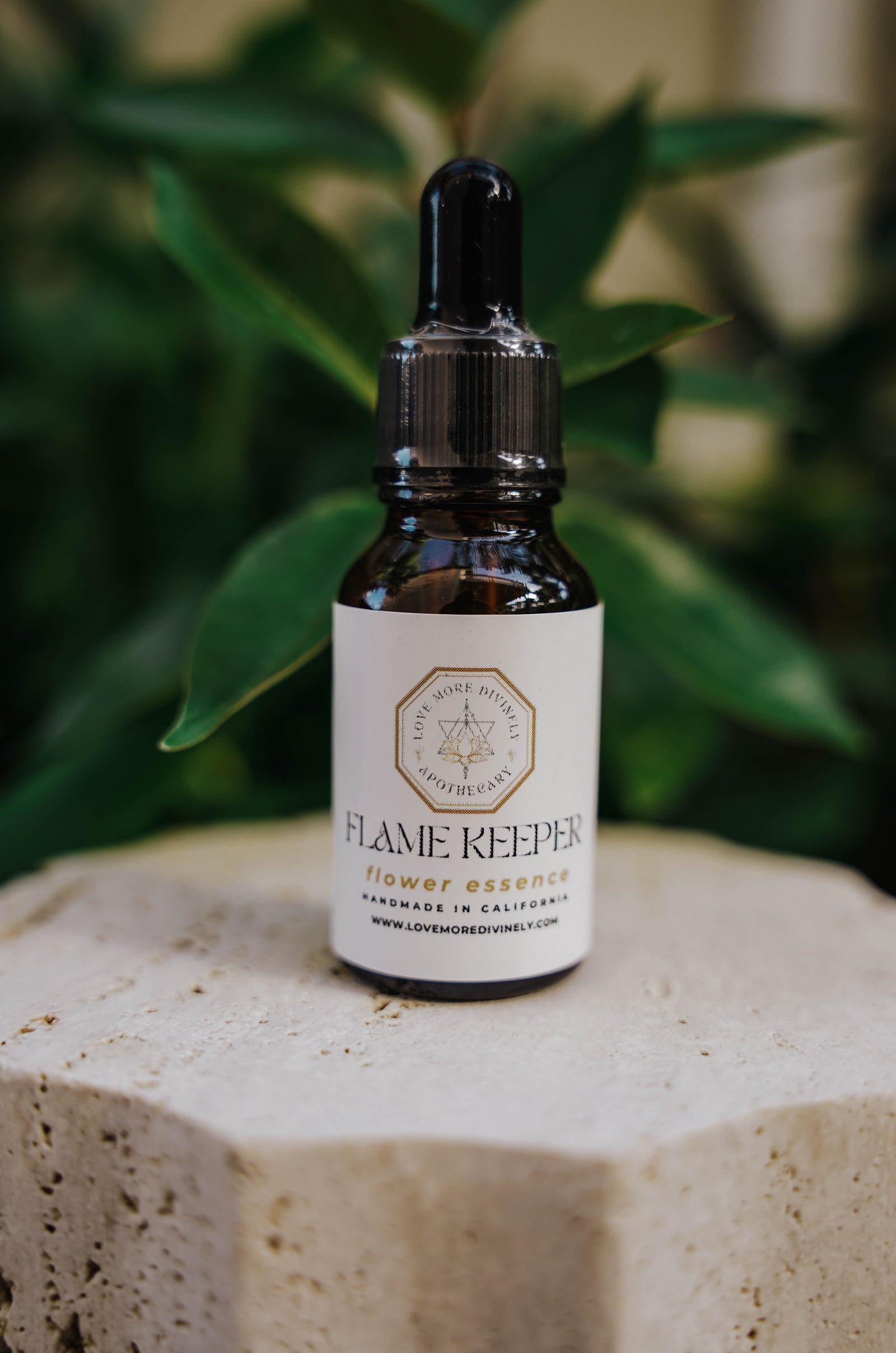 Flame Keeper Flower Essence for throat chakra healing, authentic self-expression, communication, and confidence