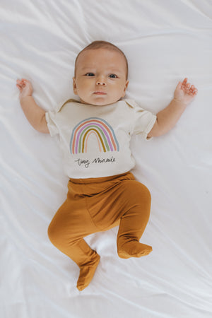 Tiny Miracle Rainbow Cotton Onesie - LITTLEMISSDESSA