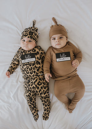 Snuggle Set | Dark Camel Rib - LITTLEMISSDESSA