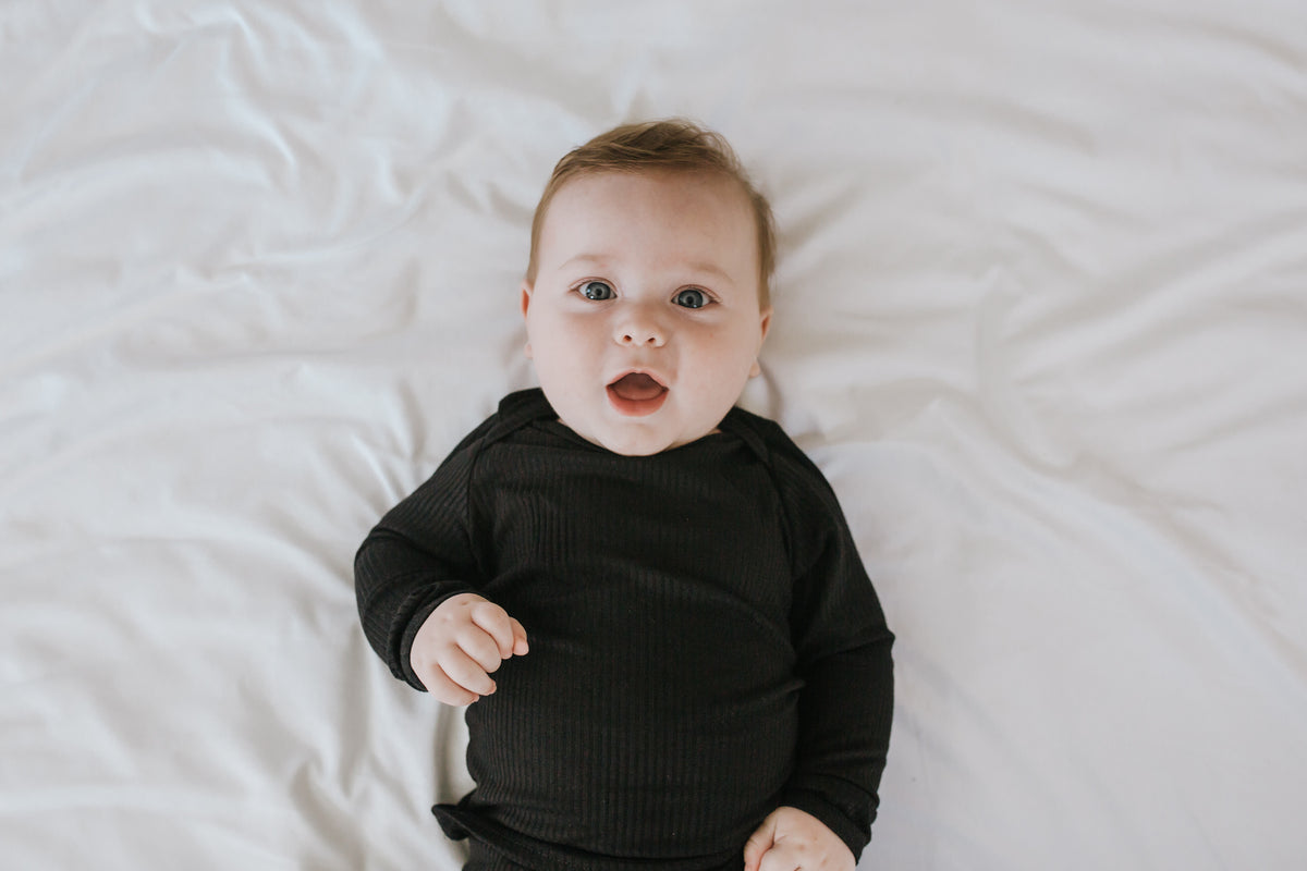 Snuggle Set | Black Rib - LITTLEMISSDESSA