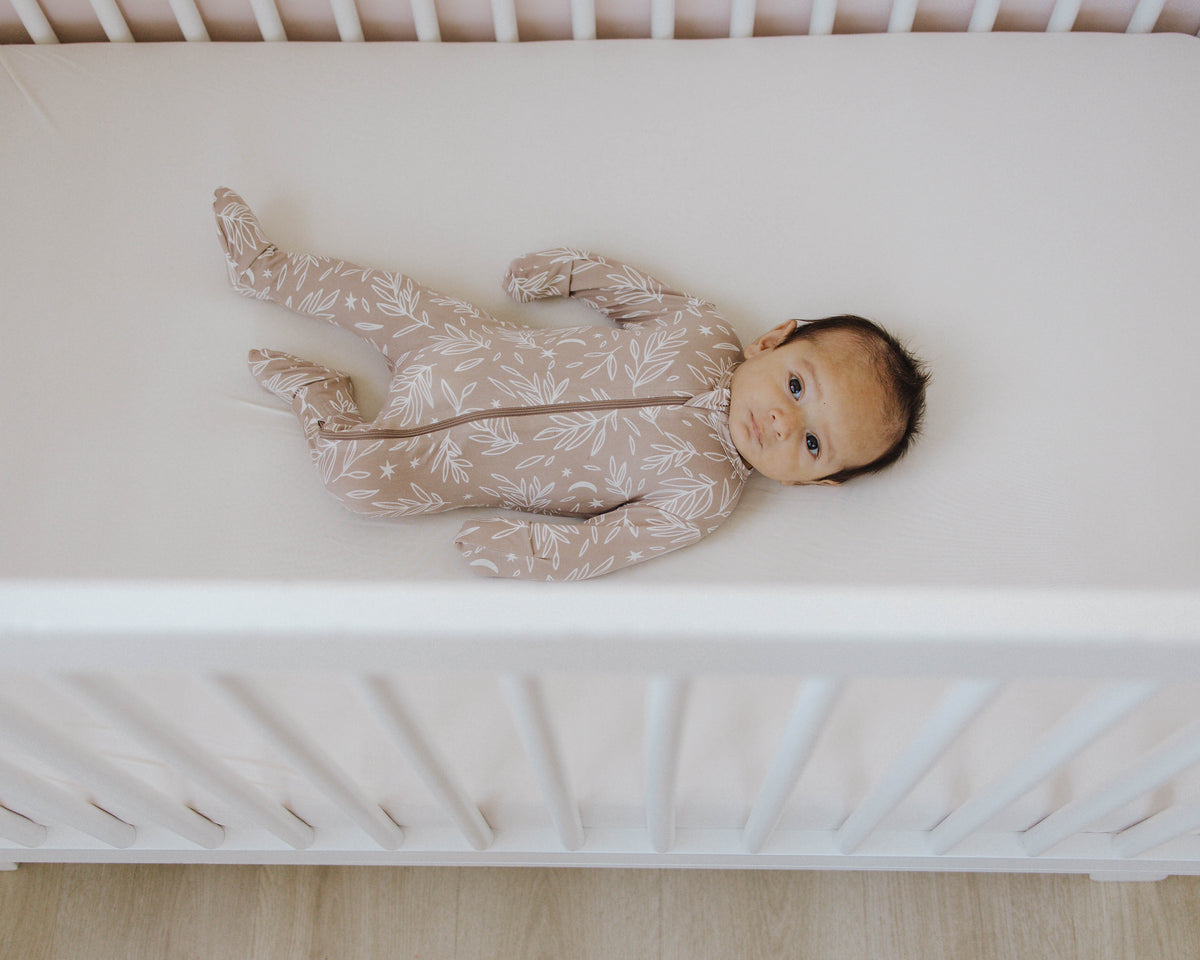 Cozy Zipper Footie Sleeper | Harvest Moon - LITTLEMISSDESSA