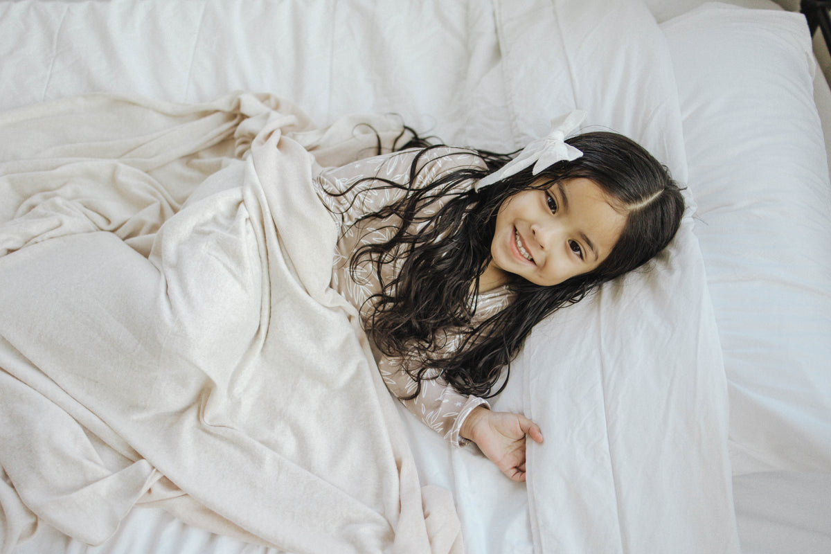 Swaddle Baby Blanket | Creme Brûlée - LITTLEMISSDESSA