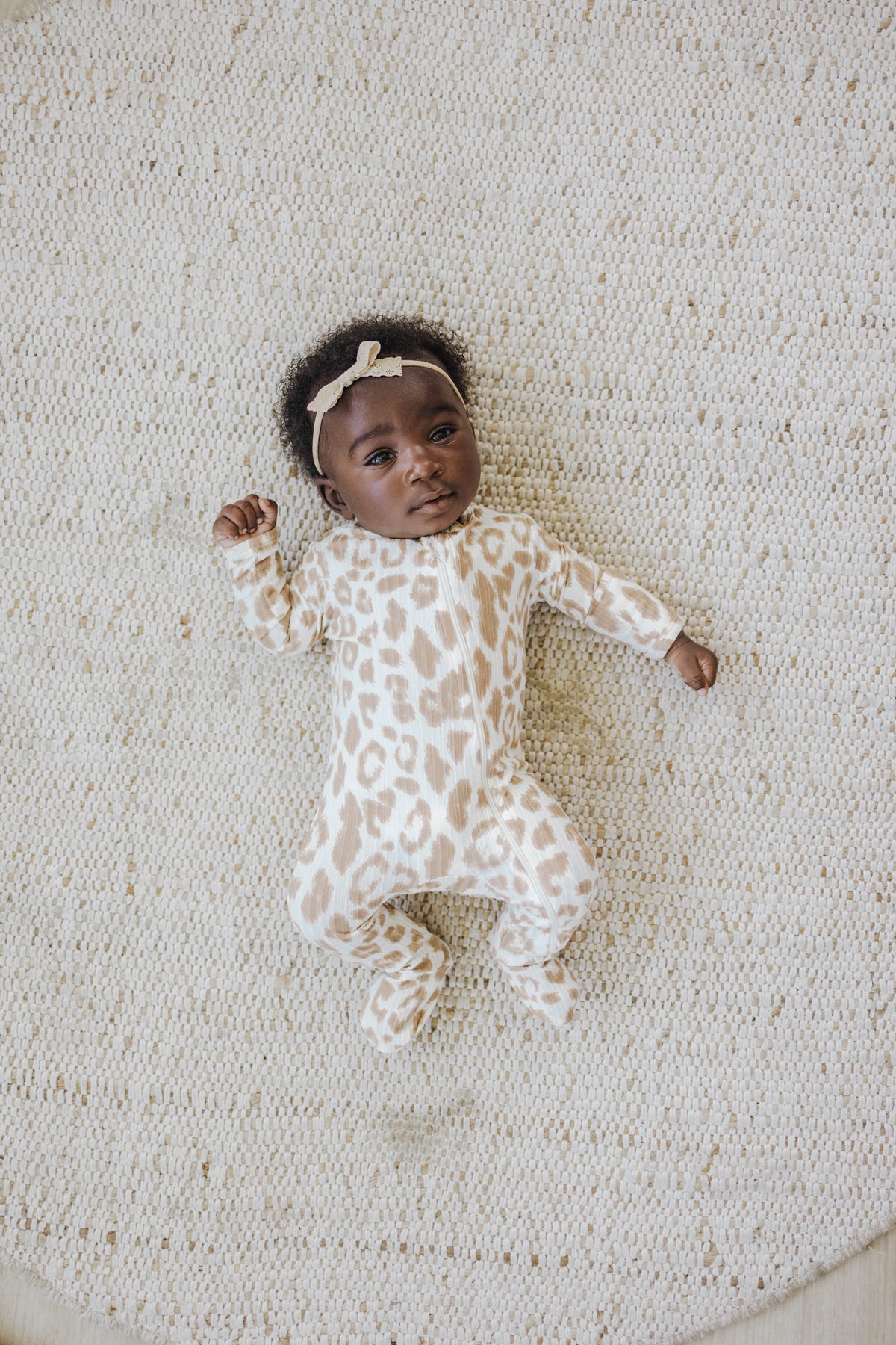 Barley Beige Lace Bow - LITTLEMISSDESSA