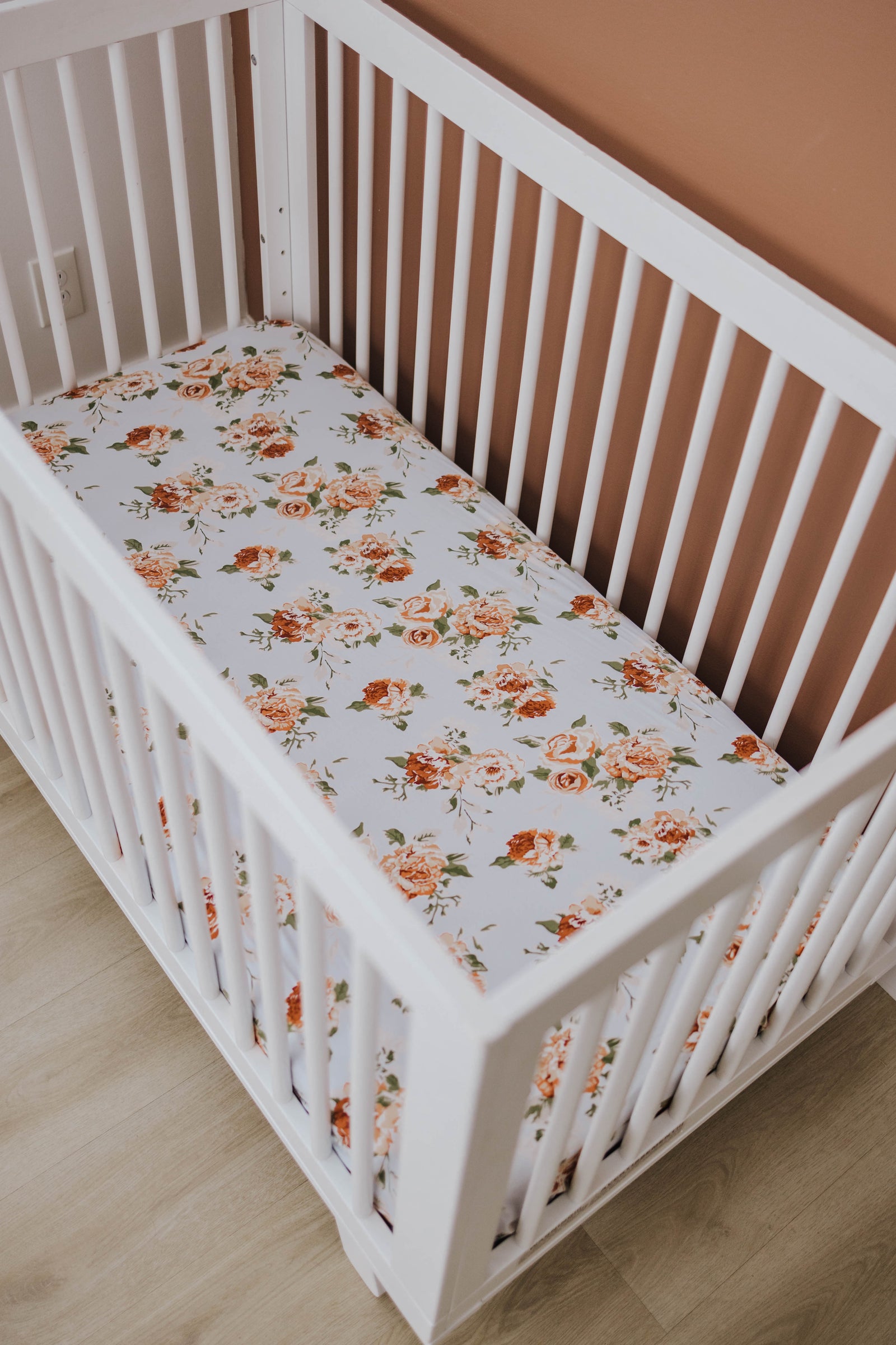 Crib Sheet | Persimmon - LITTLEMISSDESSA