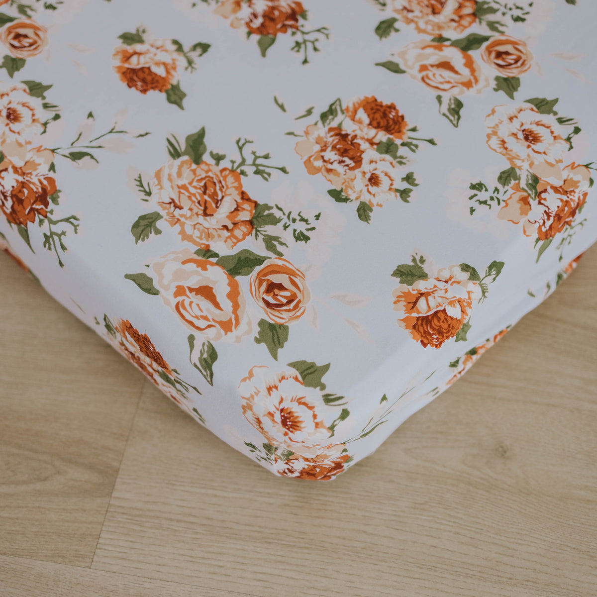 Crib Sheet | Persimmon - LITTLEMISSDESSA