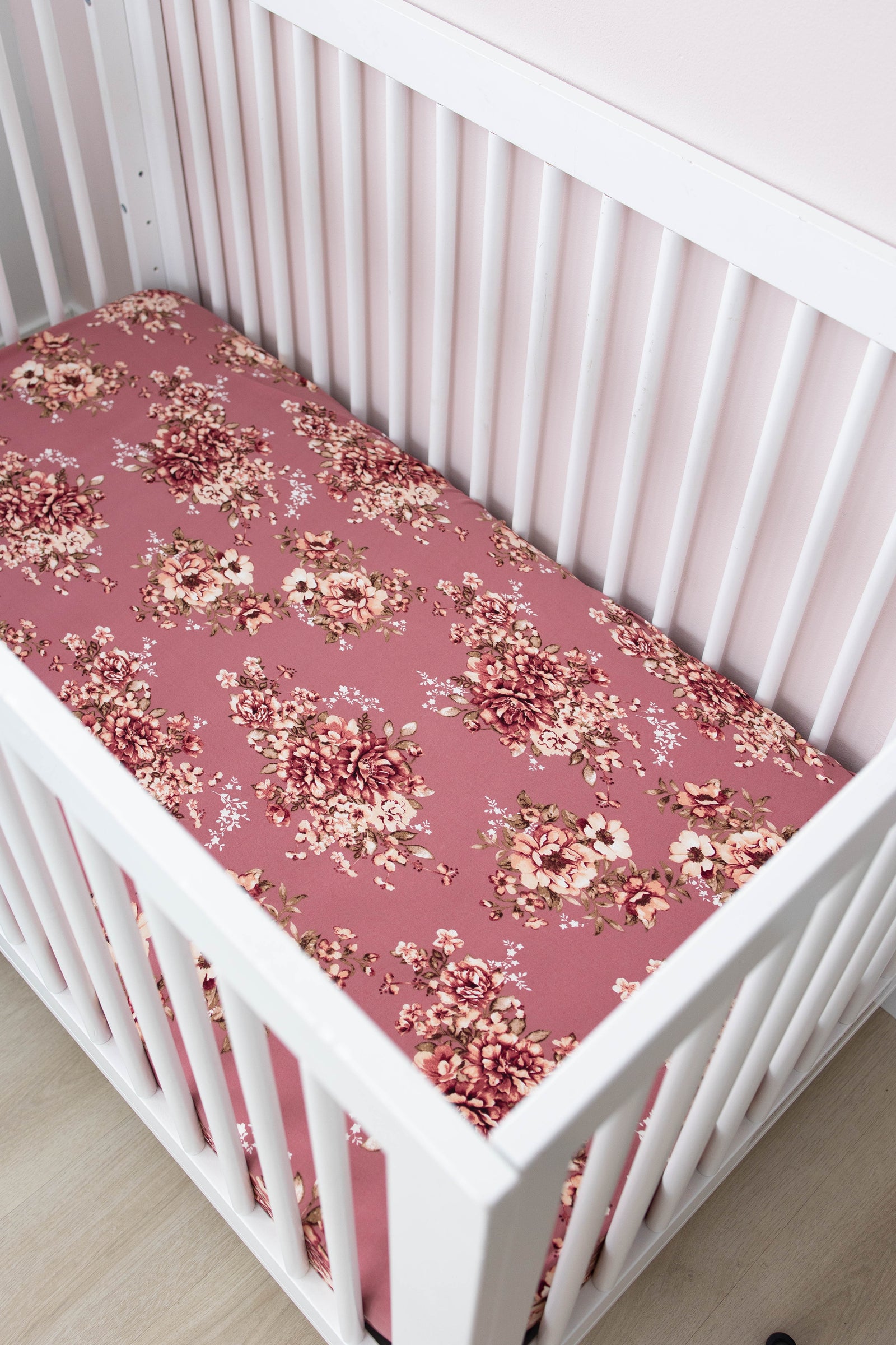 Crib Sheet | Cherry Blossom - LITTLEMISSDESSA