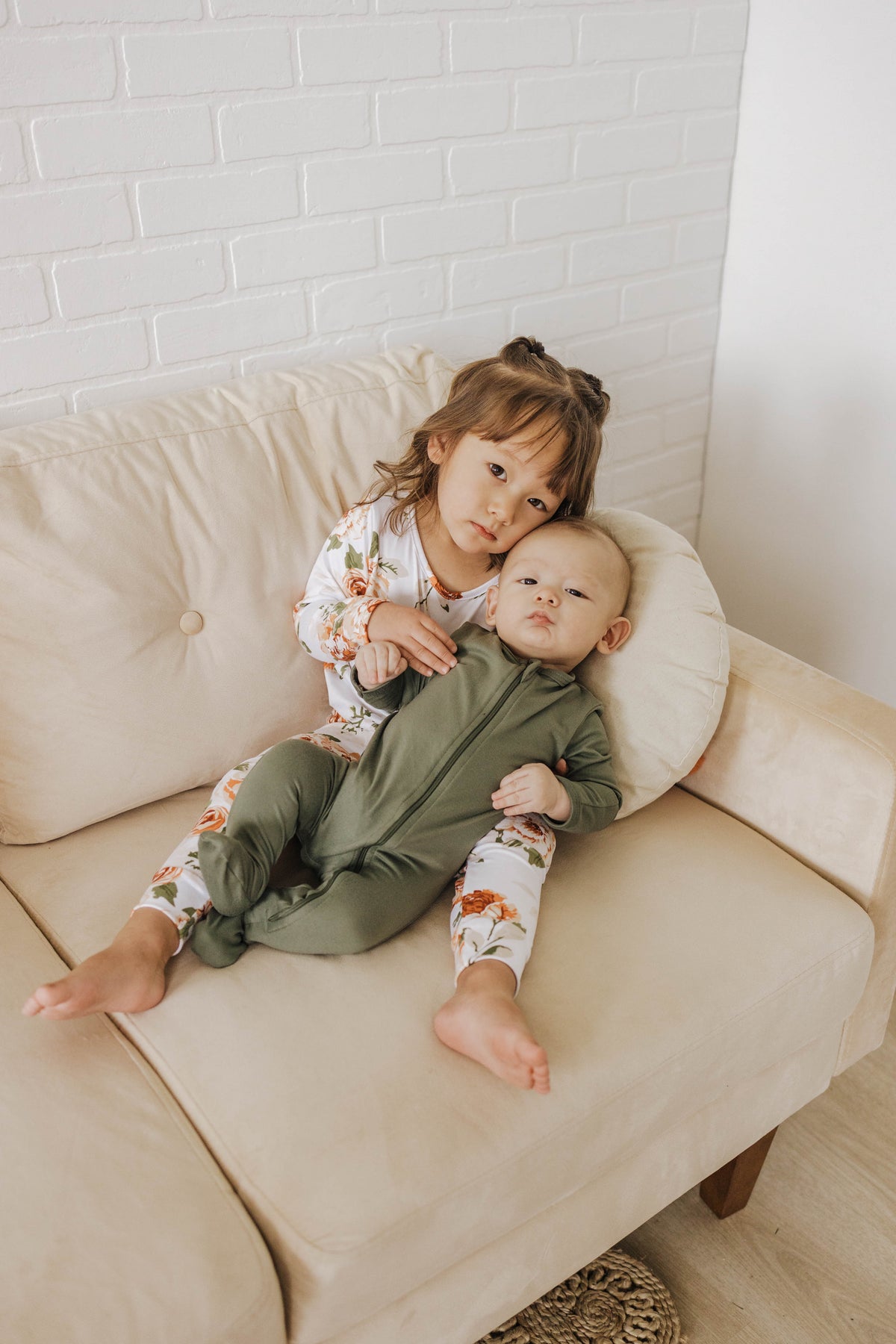 Cozy Zipper Footie Sleeper | Pine - LITTLEMISSDESSA