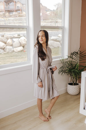 Mama Robe - Pebble Grey - LITTLEMISSDESSA