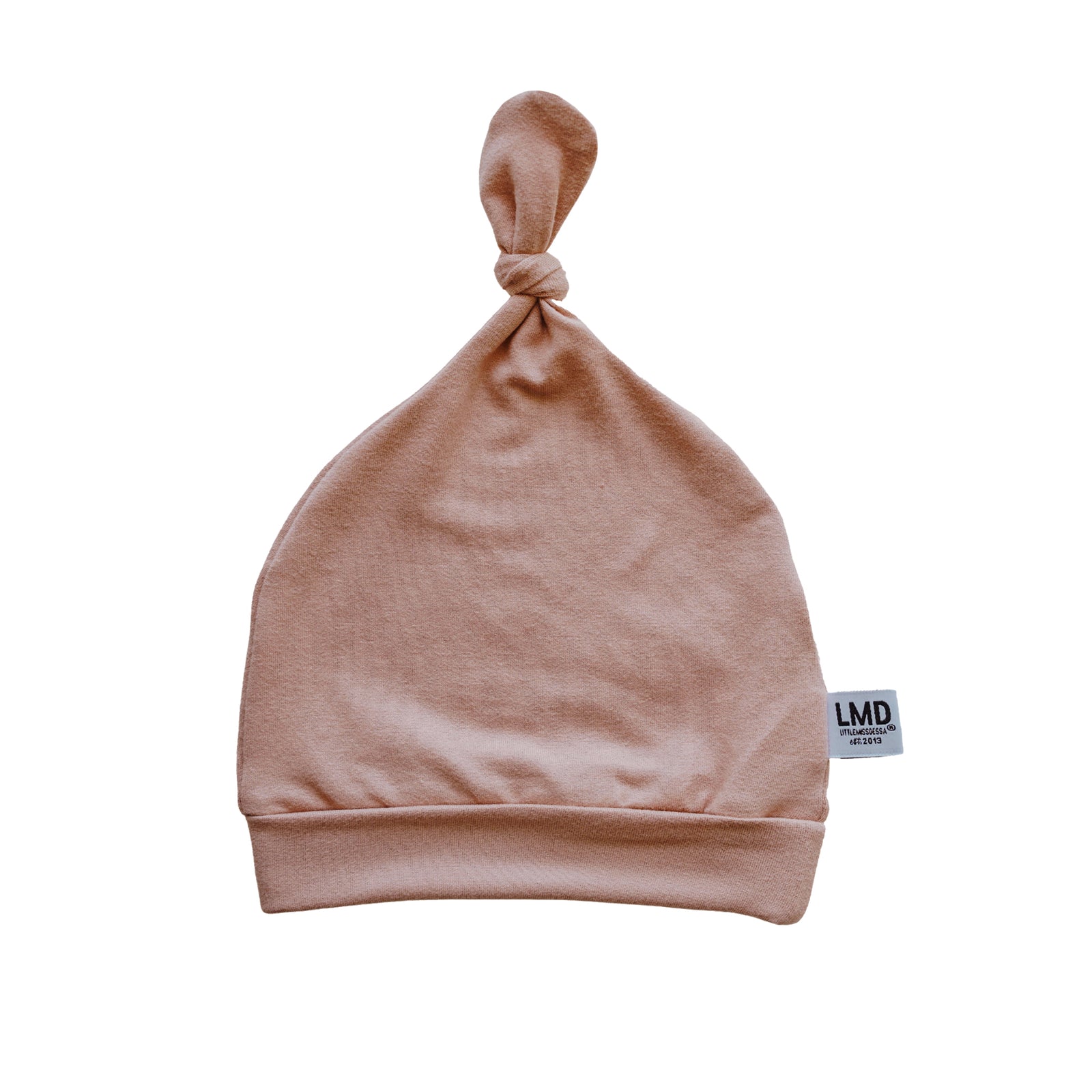 Newborn Baby Knotted Hat | Ballet Pink - LITTLEMISSDESSA