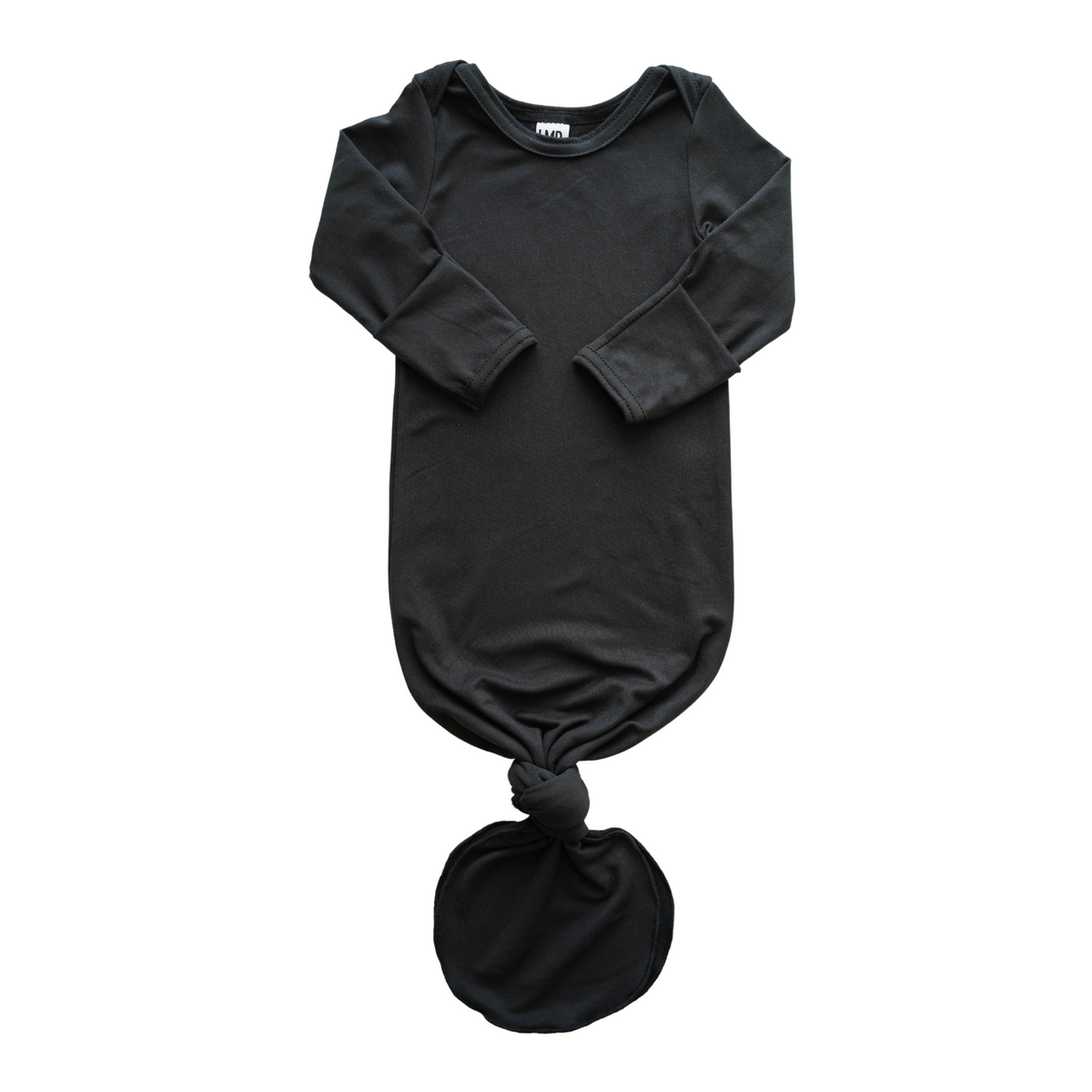 Knotted Gown | Onyx Black - LITTLEMISSDESSA