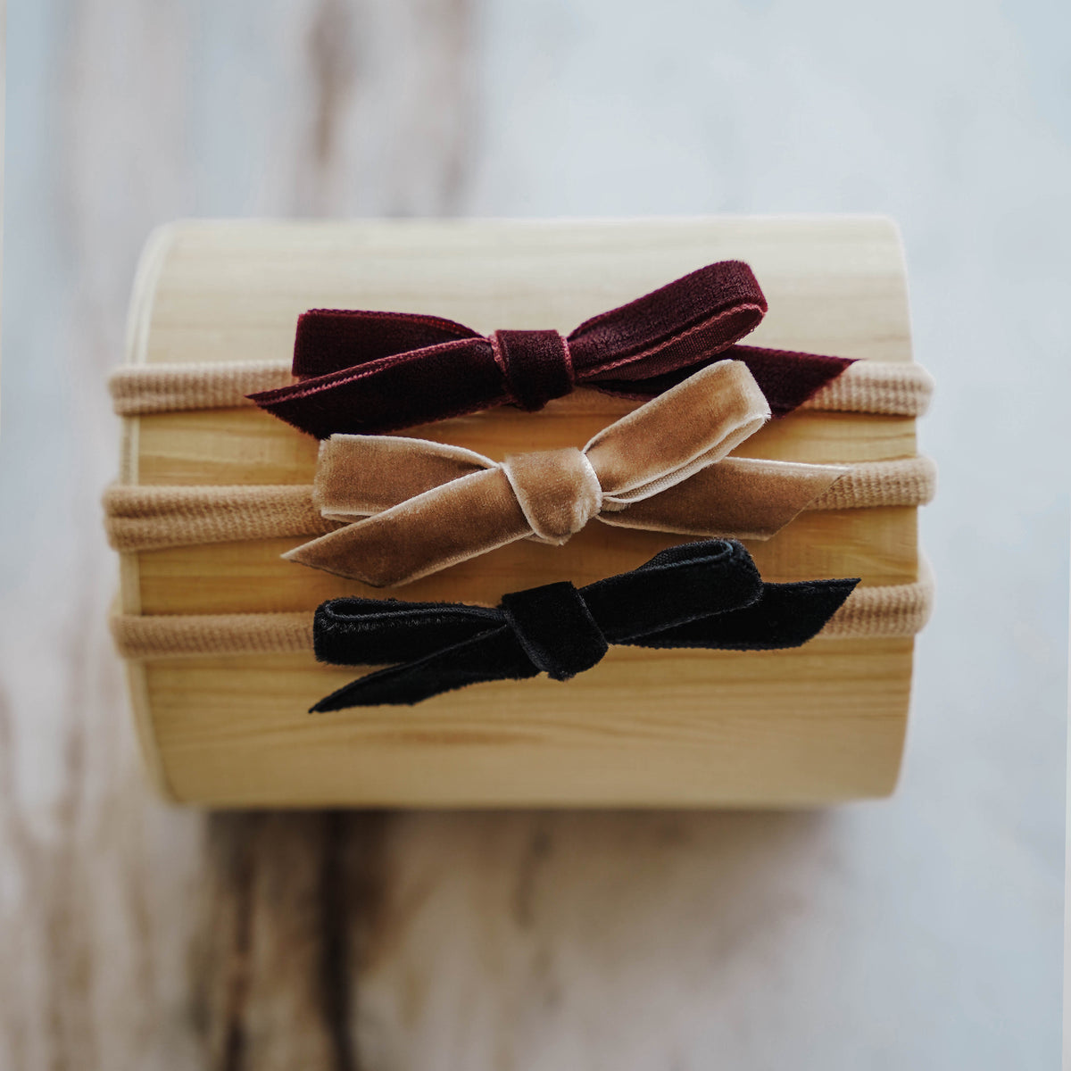 Dainty Bow Headband Set | Dahlia - LITTLEMISSDESSA