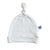 Newborn Baby Knotted Hat | Blanc White Rib - LITTLEMISSDESSA