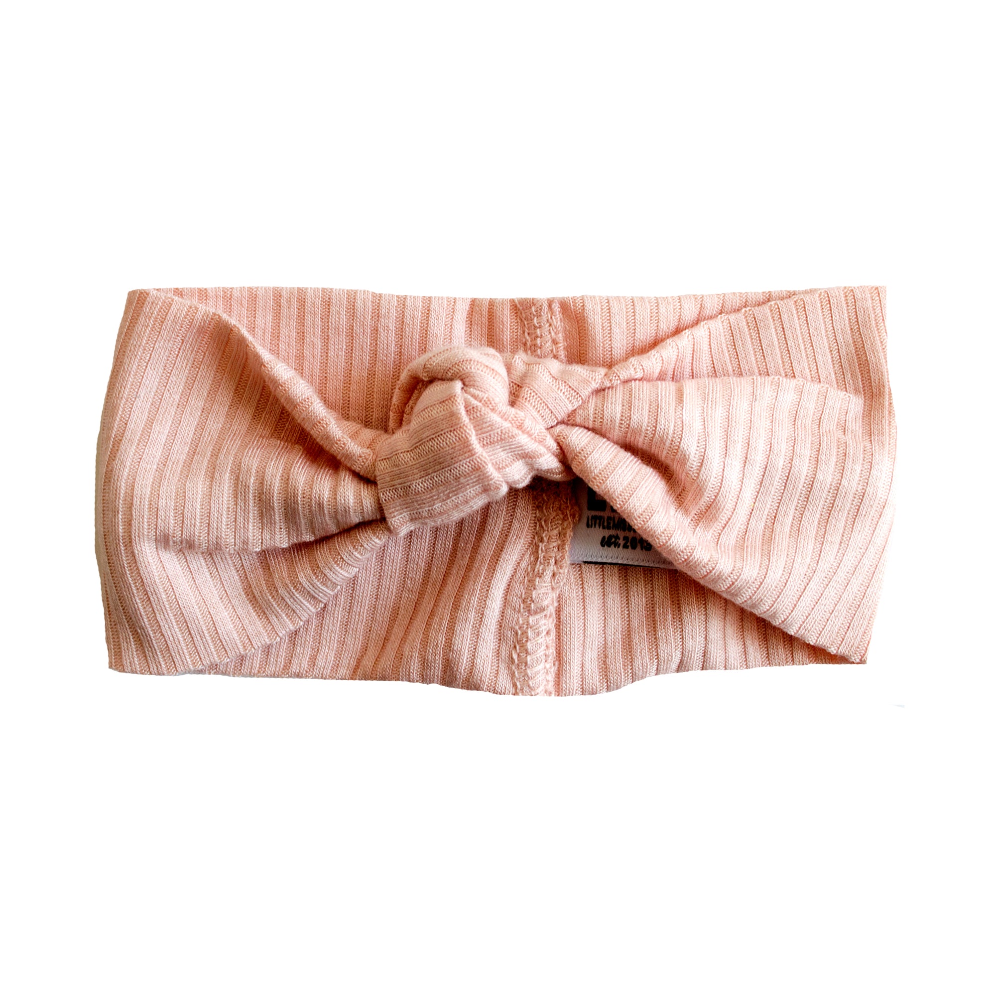 Top Knot Headband | Blush Rib - LITTLEMISSDESSA