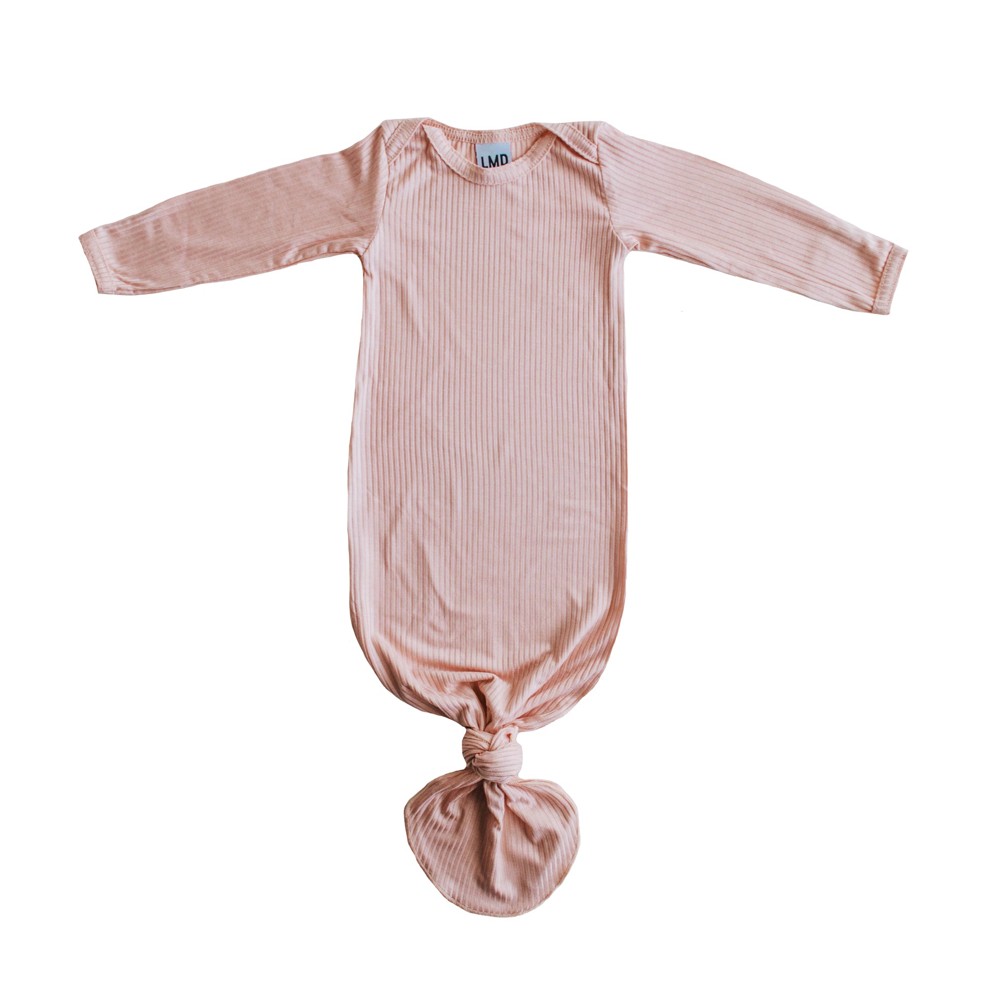 Knotted Gown | Rose Quartz Rib - LITTLEMISSDESSA