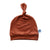 Newborn Baby Knotted Hat | Burnt Sienna - LITTLEMISSDESSA