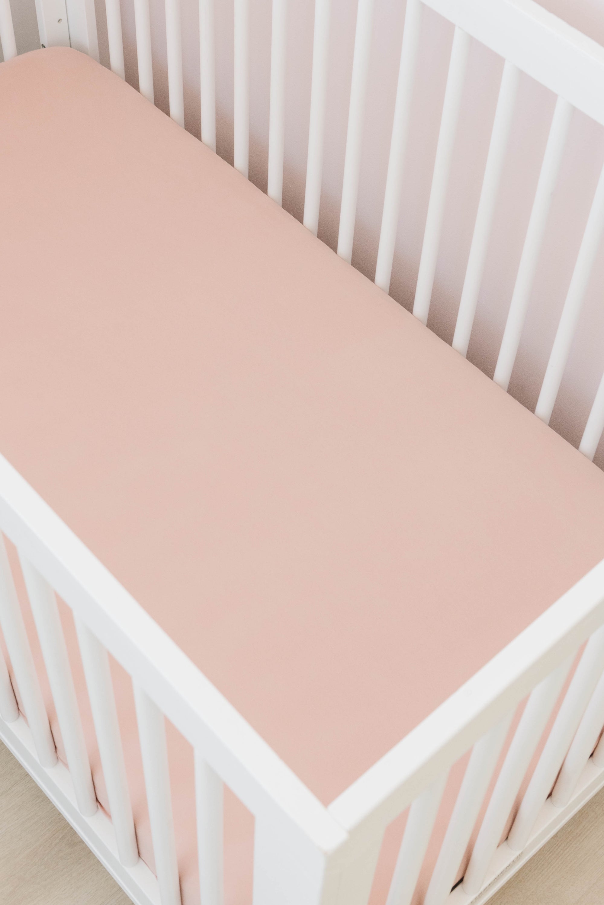 Crib Sheet | Apricot - LITTLEMISSDESSA