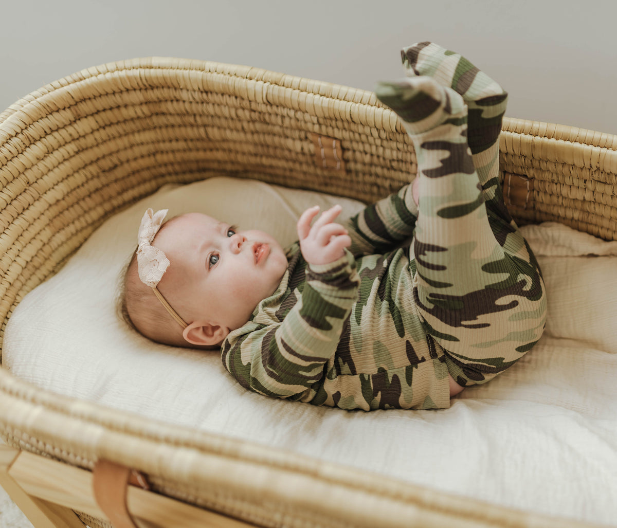 Snuggle Set | Camo Rib - LITTLEMISSDESSA