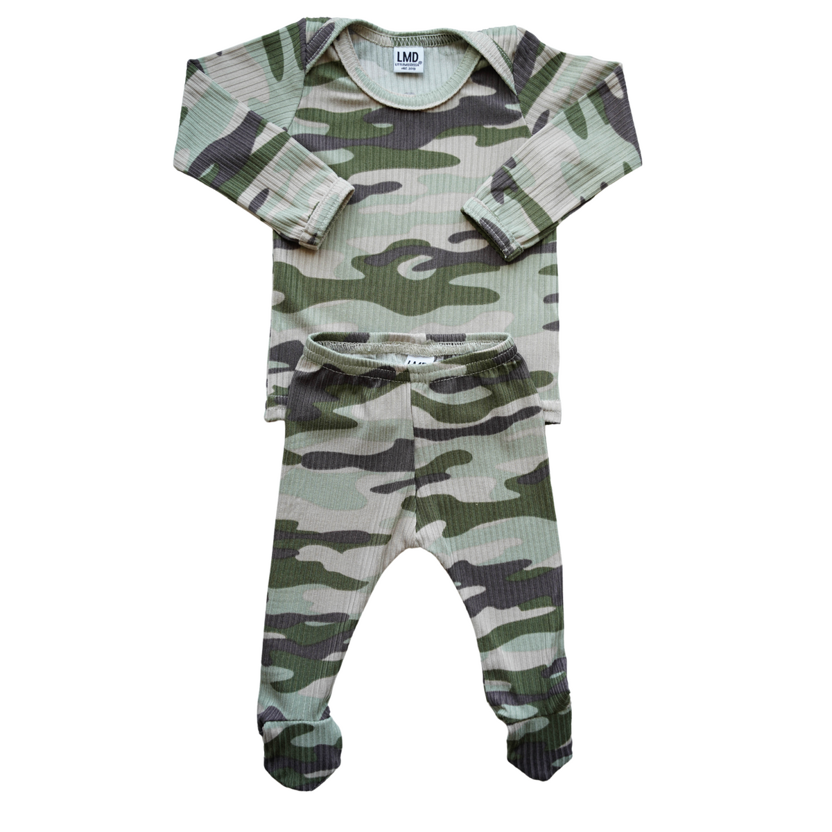 Snuggle Set | Camo Rib - LITTLEMISSDESSA