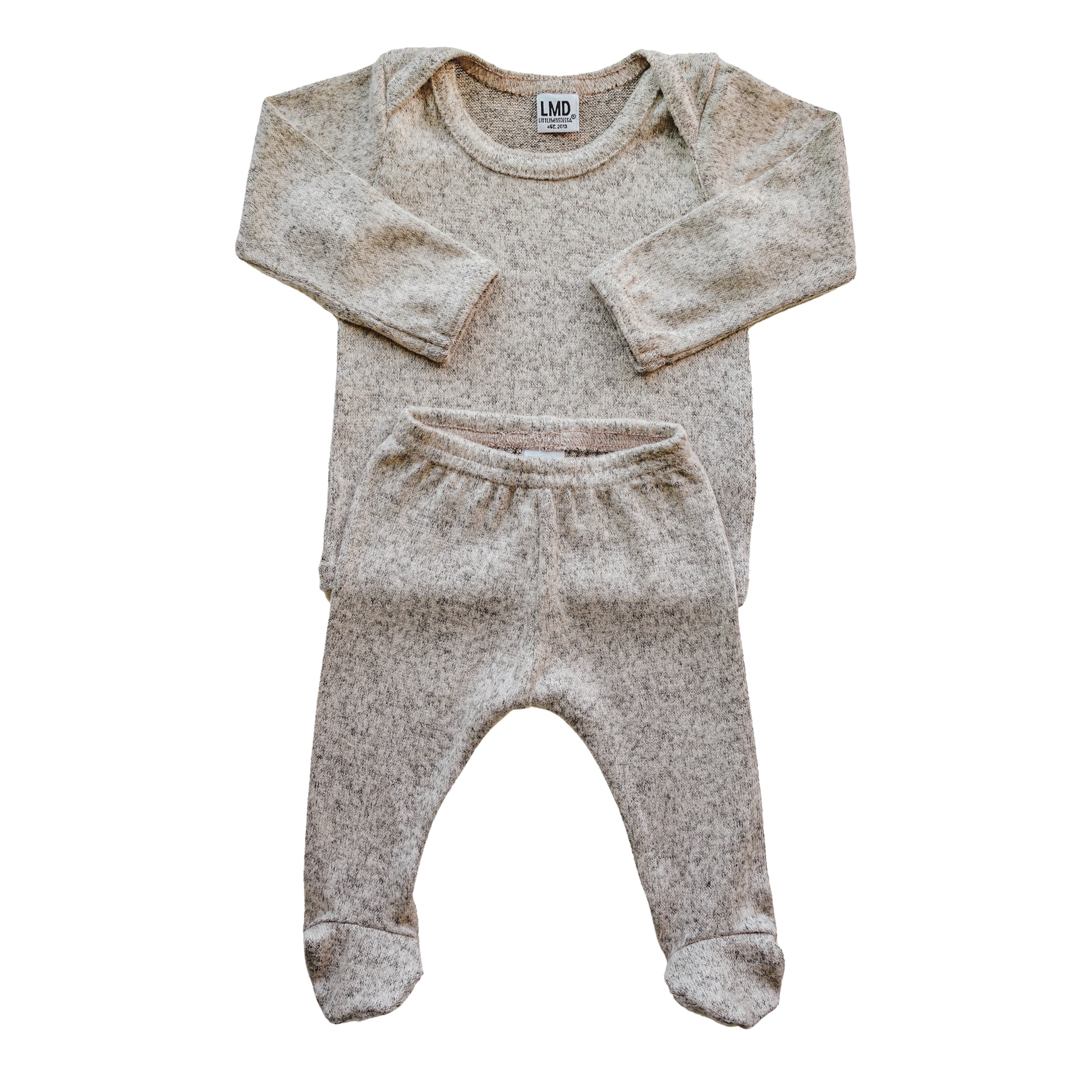 Snuggle Set | Cocoa Sweater Knit - LITTLEMISSDESSA